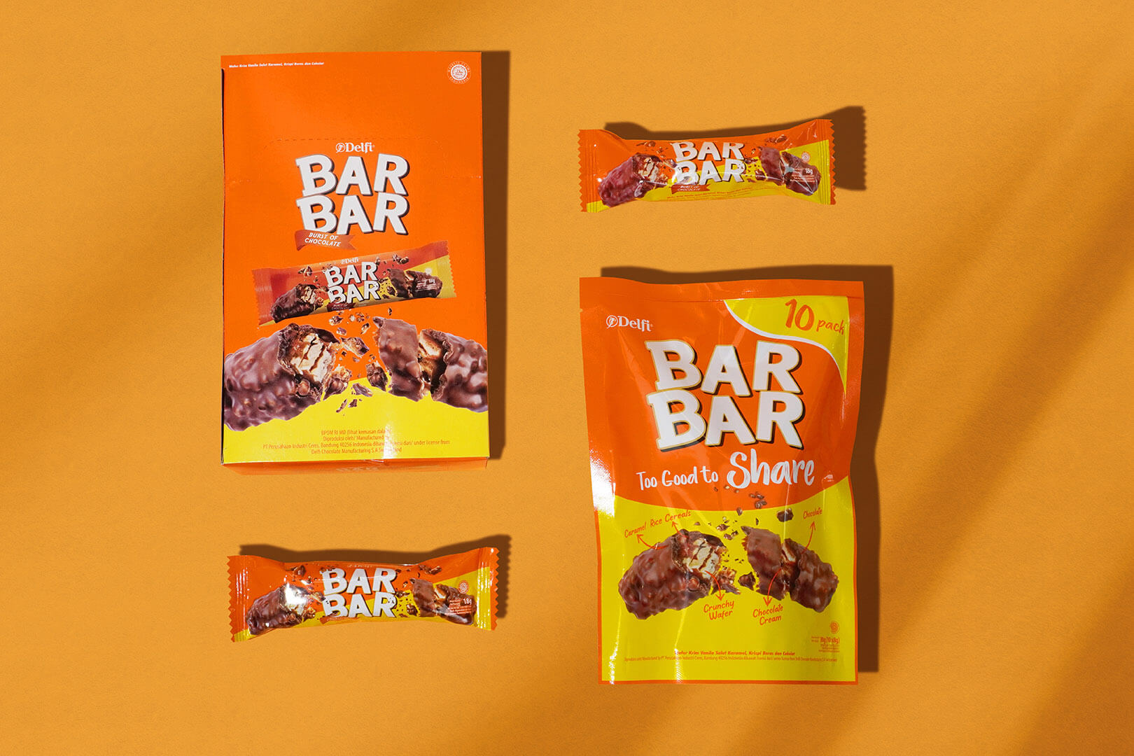 Ceres BarBar - Chocolate Wafer Packaging Design - EGGHEAD Branding Agency