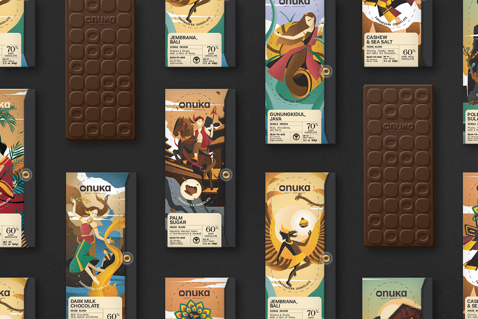 Onuka Chocolate - Packaging Design - EGGHEAD Branding Agency