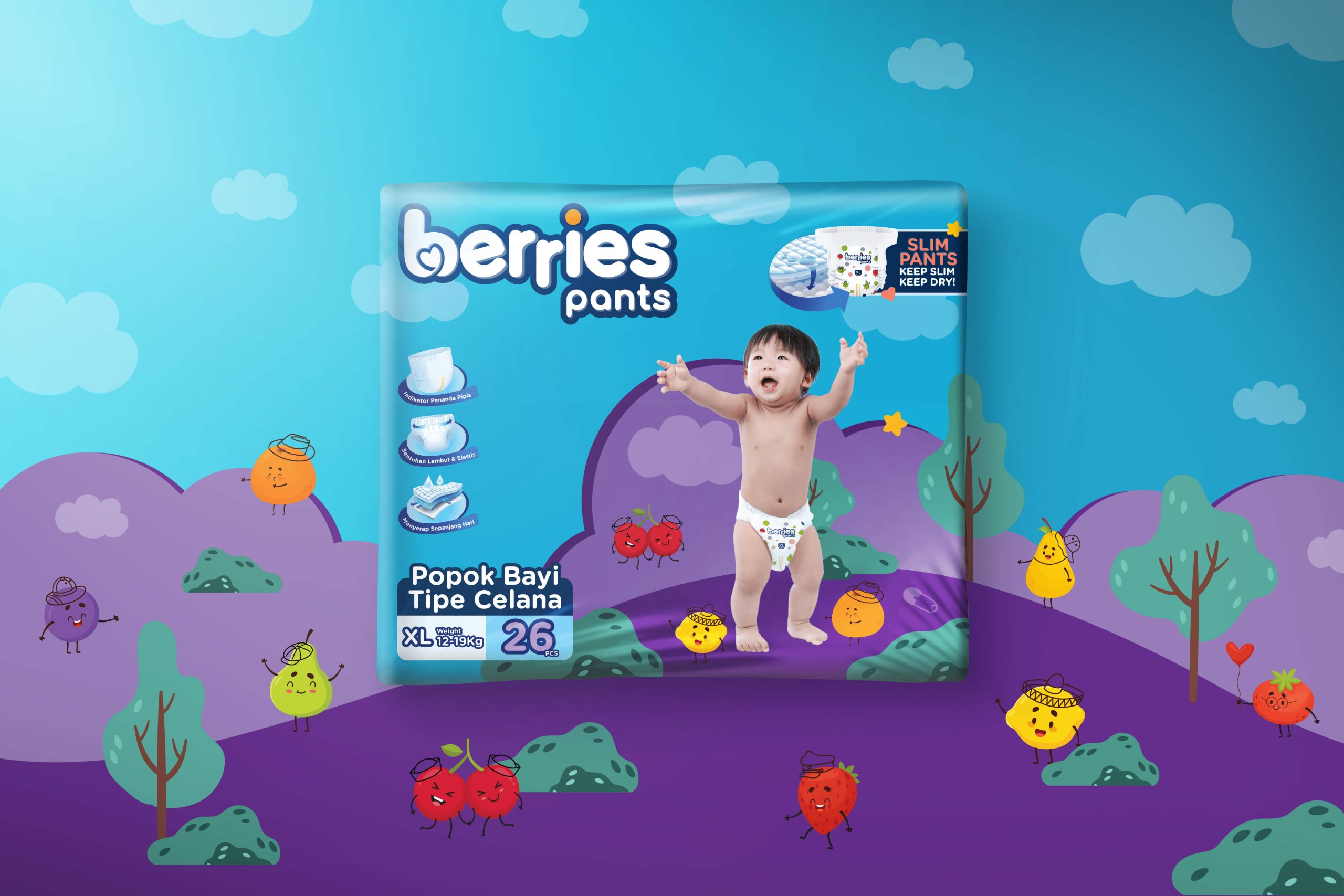 Berries Pants Packaging Design - EGGHEAD Branding Agency