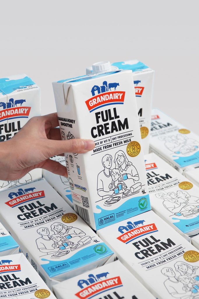 Grandairy Milk - Packaging Design by EGGHEAD Branding Agency