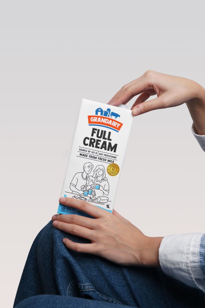 Grandairy Milk - Packaging Design by EGGHEAD Branding Agency